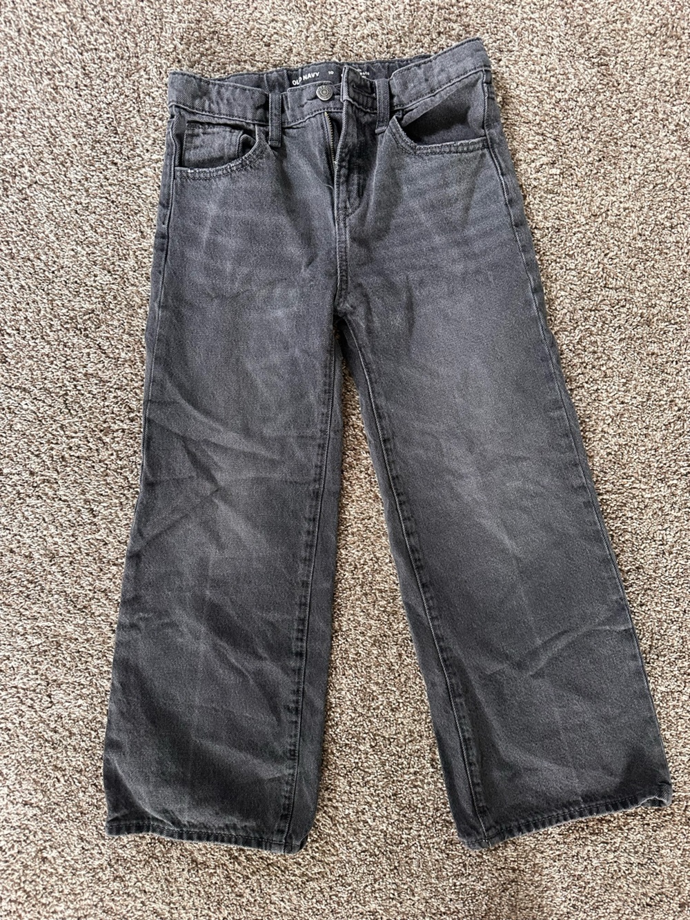 Old Navy Kids Black Straight-Leg Jeans